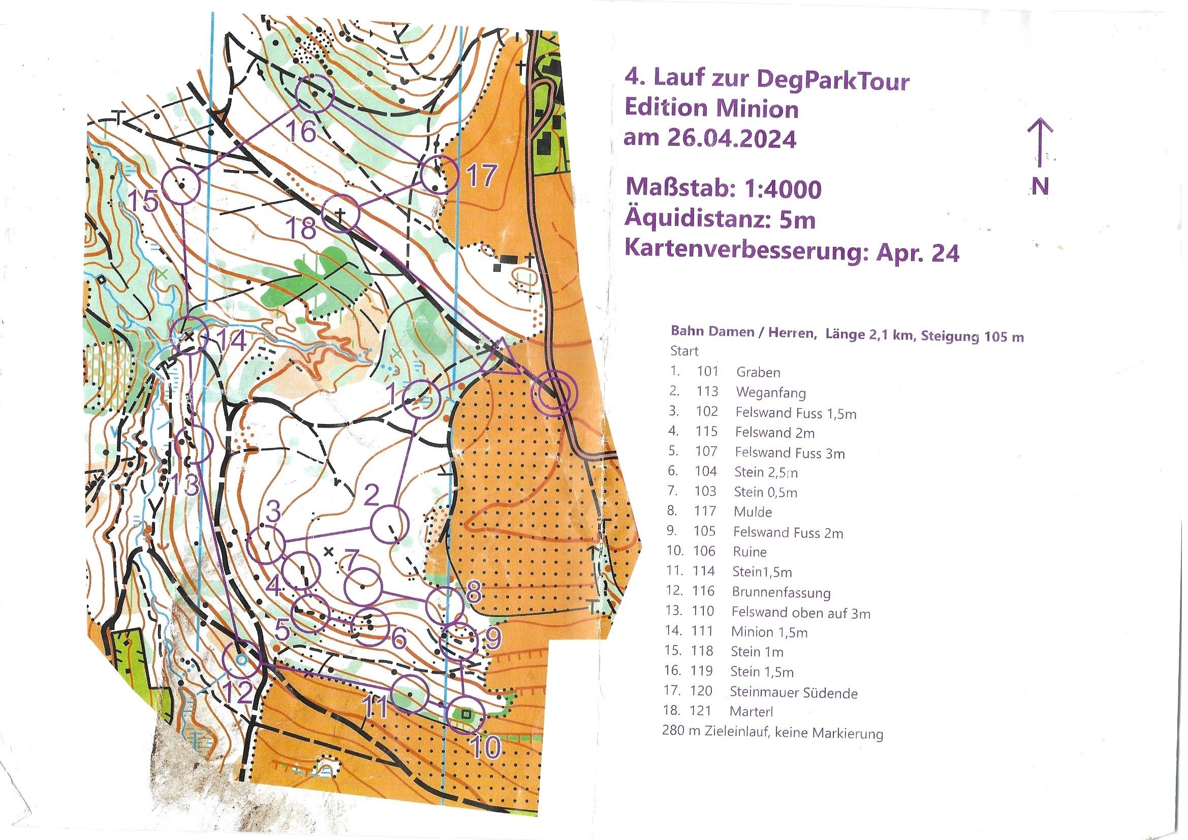 Deg-Park-Tour 2024 Lauf 4 (26.04.2024)