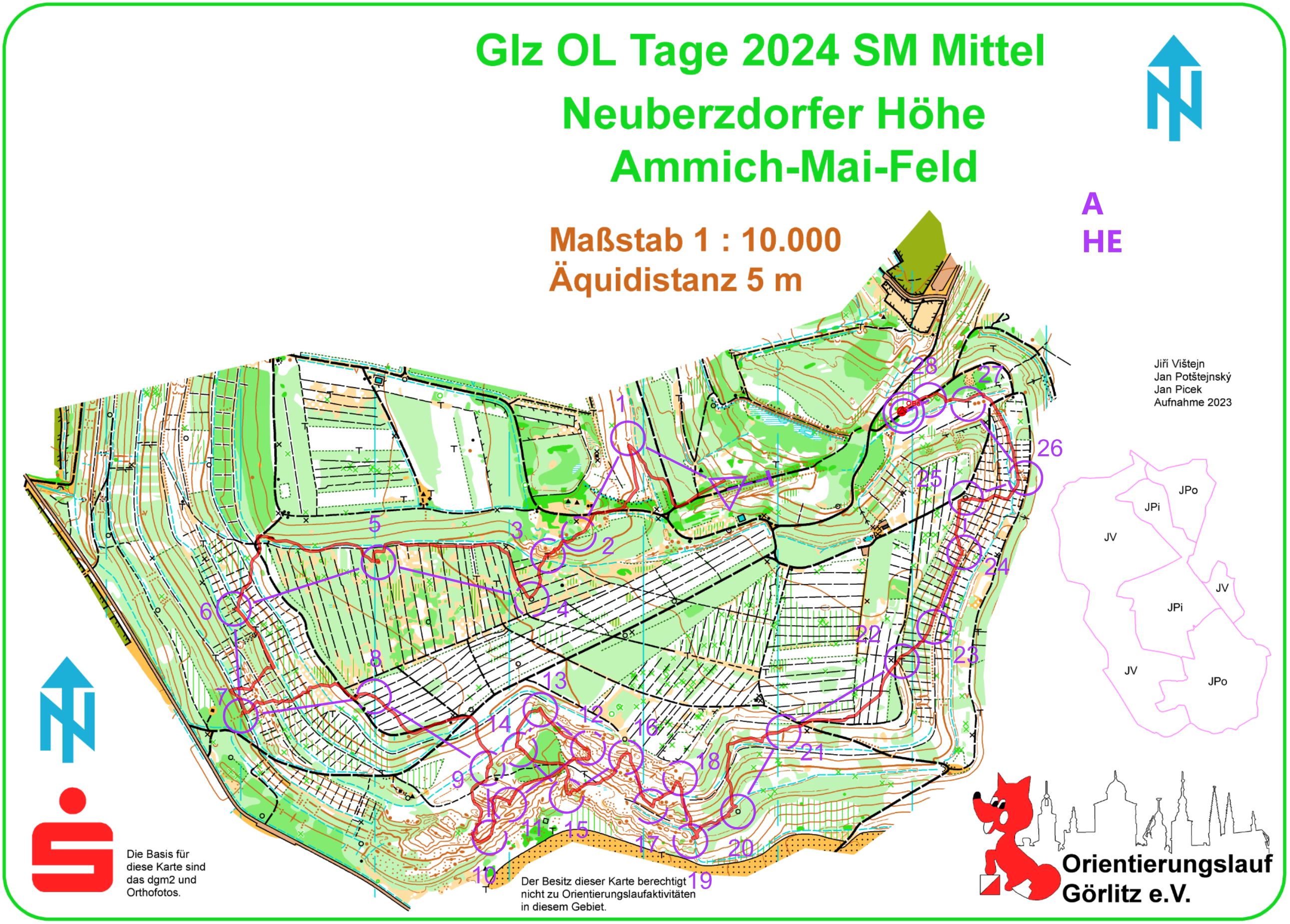 Görlitzer OL-Tage 2024 - SM Mittel (25.08.2024)