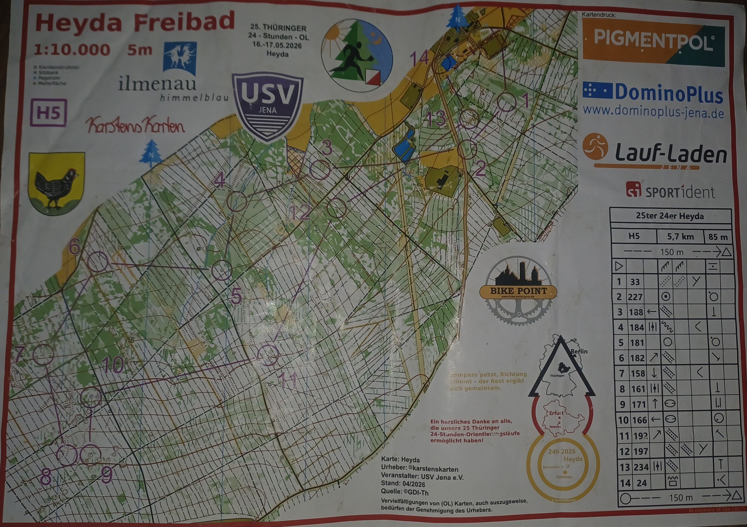25. 24h-OL 2026 in Heyda (16.05.2026)