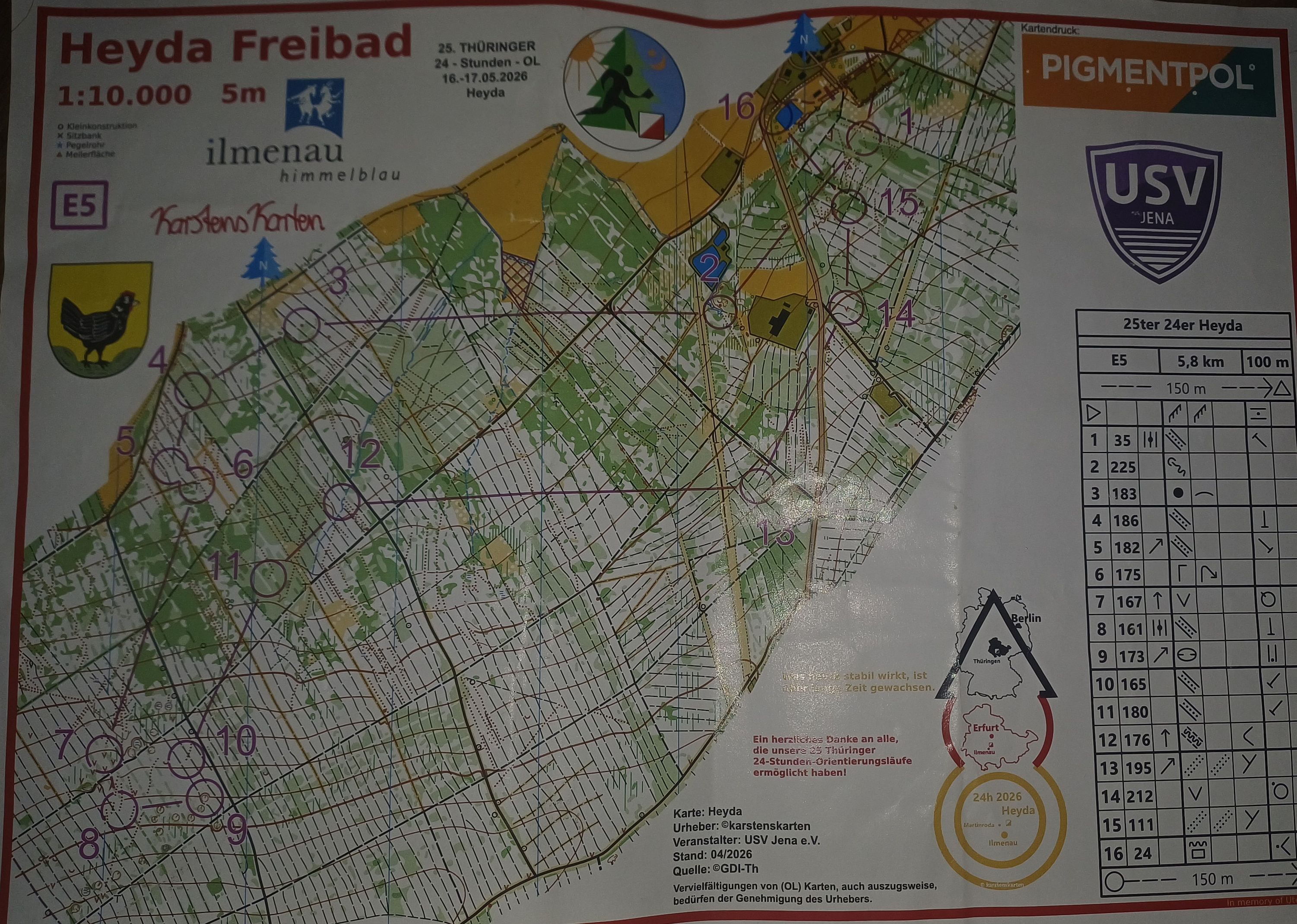 25. 24h-OL 2026 in Heyda (16.05.2026)