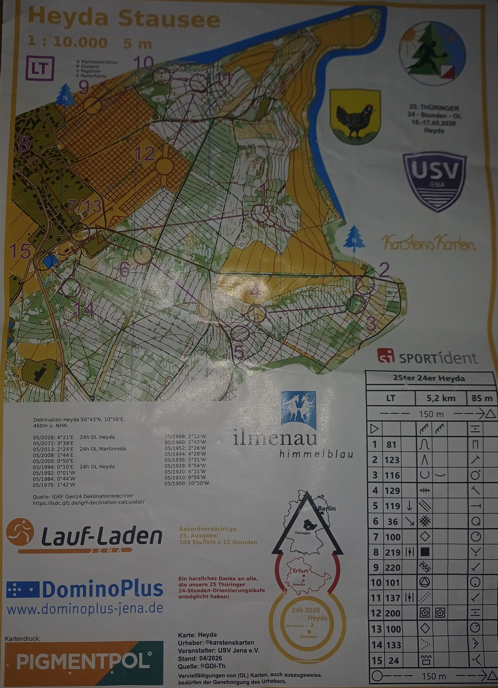 25. 24h-OL 2026 in Heyda (16.05.2026)
