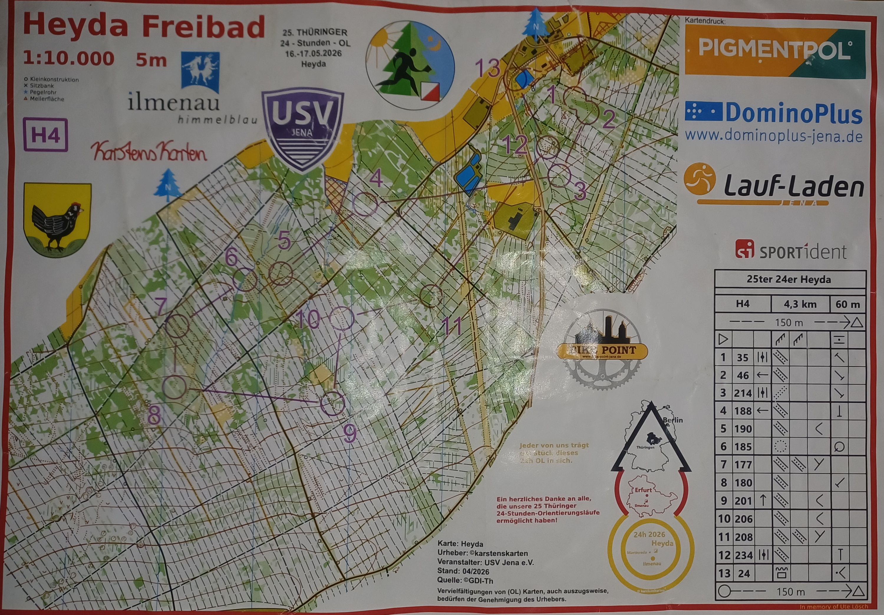 25. 24h-OL 2026 in Heyda (17.05.2026)