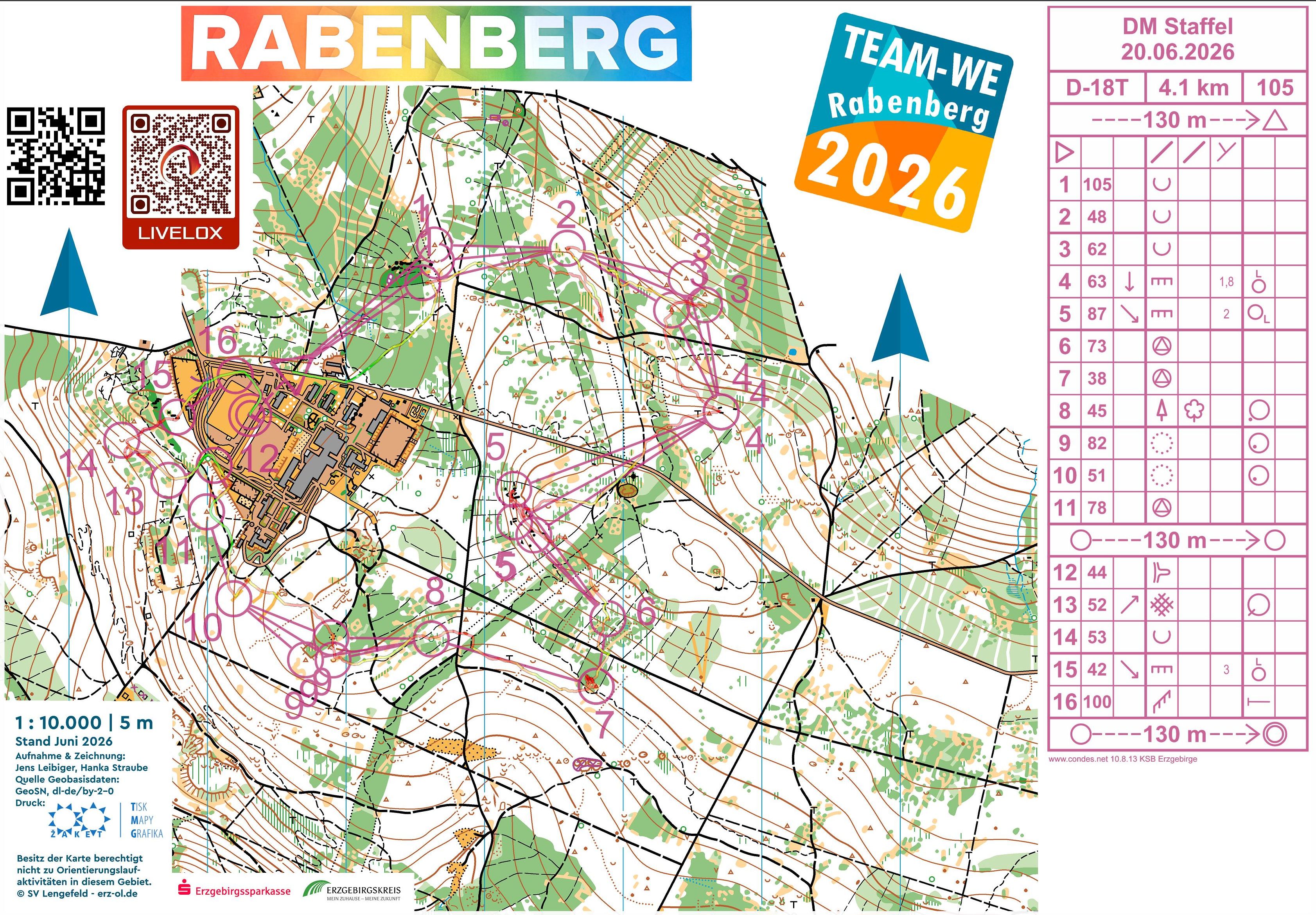 Deutsche Meisterschaft Staffel-OL Erzgebirge (20.06.2026)